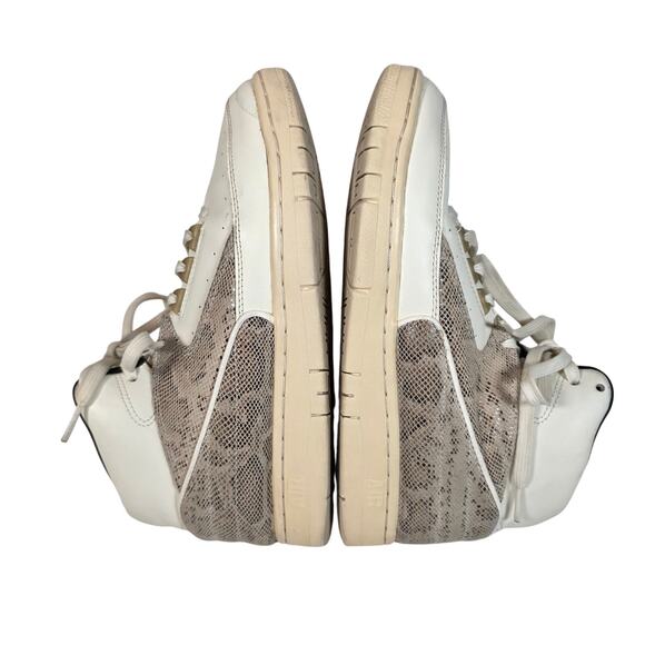Nike 2014 Air Python Sail High-top Shoes Men\'s 7 Lace up 705067-100 Sneakers GUC